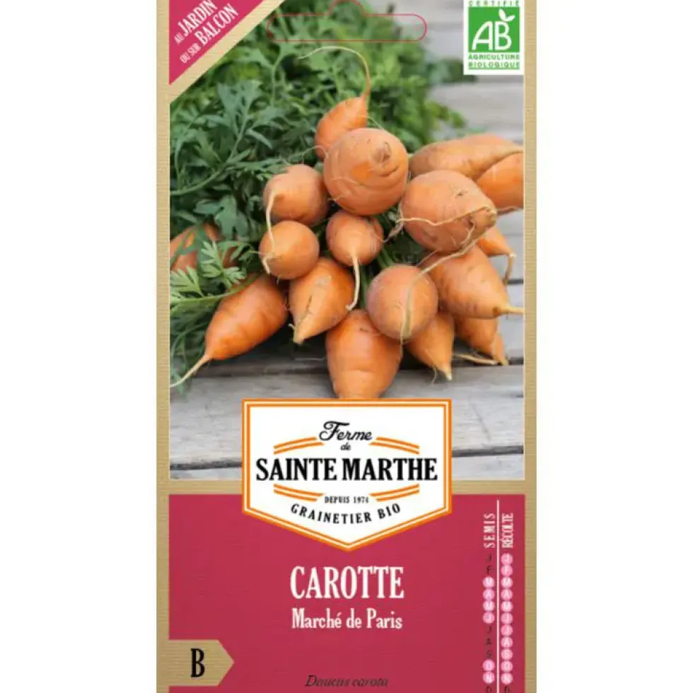 Sachet de graines de carotte parijse markt 3