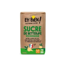 Sachet de sucre de betterave Eh bien cultivons la bio ! - 600 g