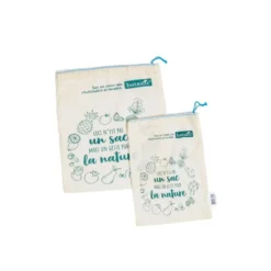 Sac à vrac taille L botanic® en coton bio