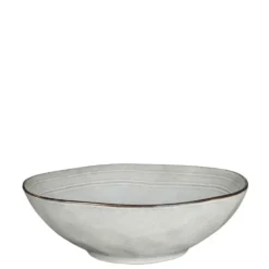 Saladier Tabo coloris gris en grès - Ø 23,5 cm