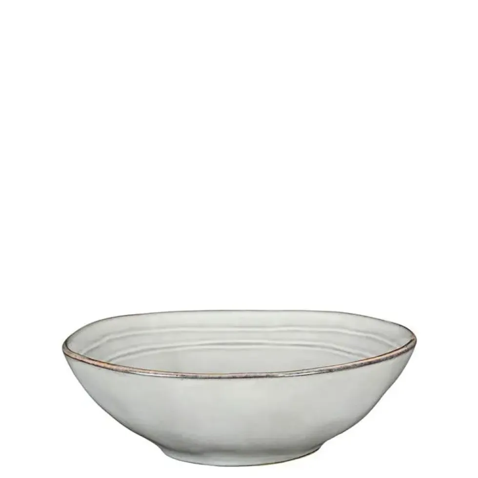 Saladier Tabo coloris gris en grès - Ø 20 cm