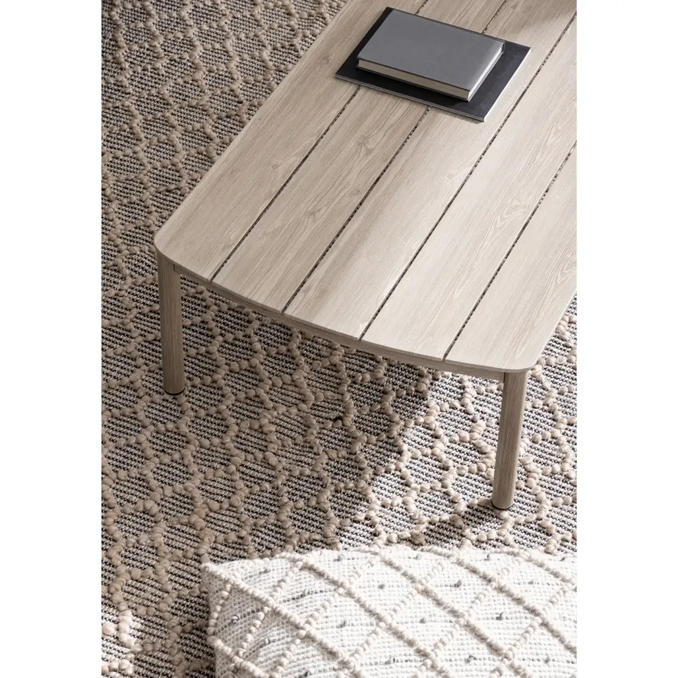 Salon bas naturel en aluminium Bizzotto Sirius