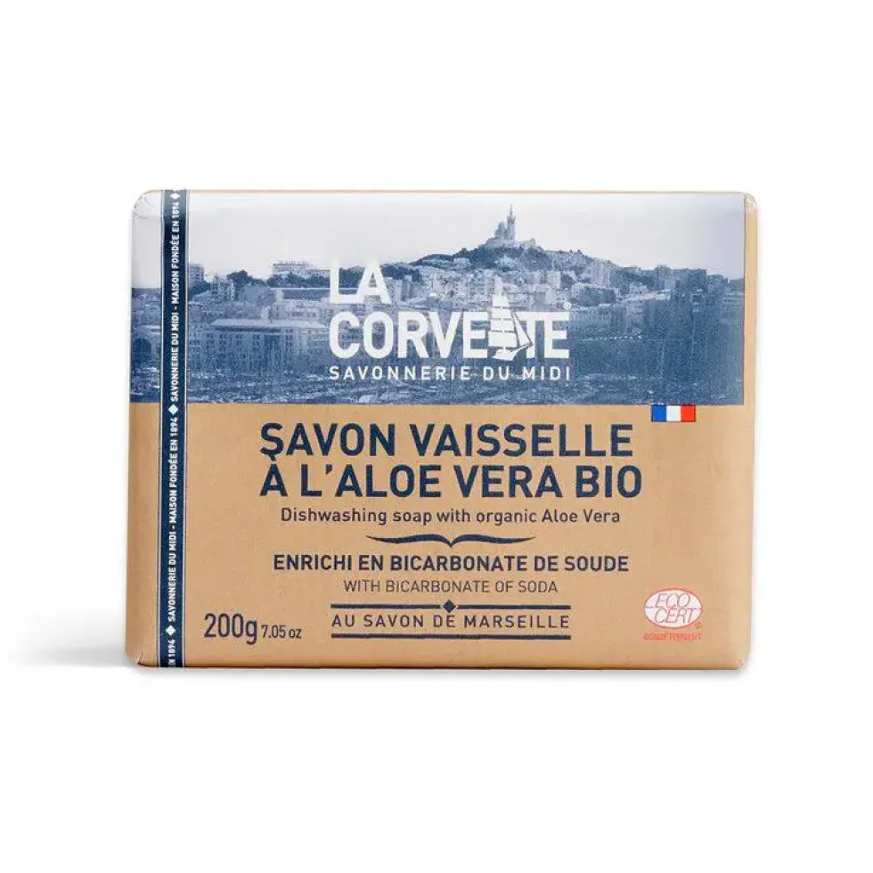 Savon vaisselle enrichi en bicarbonate & Aloe Vera - 200 g