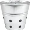 Seau vermicomposteur à enterrer coloris gris en acier galvanisé - 5 L