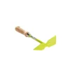 Serfouette fleurs Panne et Langue vert anis