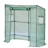 Serre souple verte à tomates avec housse 140 g - 198 x 78 x 200 cm