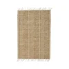 Set de table coloris marron en coton algue