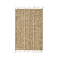 Set de table coloris marron en coton algue