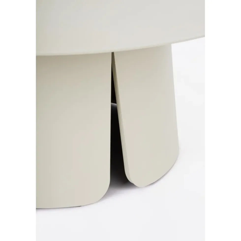 Set de 2 tables basses en aluminium Bizzotto Bryan Blanc