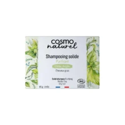 Shampoing solide Cheveux gras Étui 85 g vert
