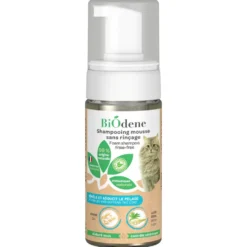 Shampooing mousse pour chat sans rinçage Biodène – 125 ml