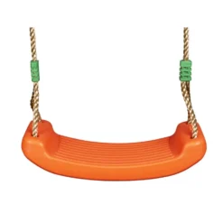 Siège de balançoire en plastique orange pour portique de 1,9 à 2,5 m
