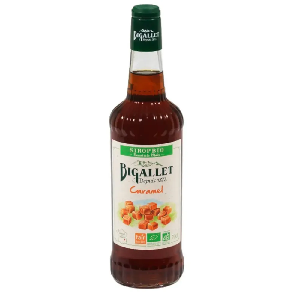 Sirop de caramel bio - 70 cl