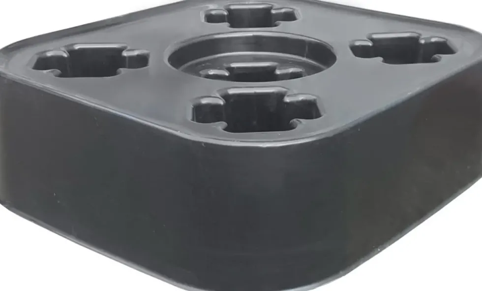 Socle pour récupérateur à eau cubique anthracite de 1000 L