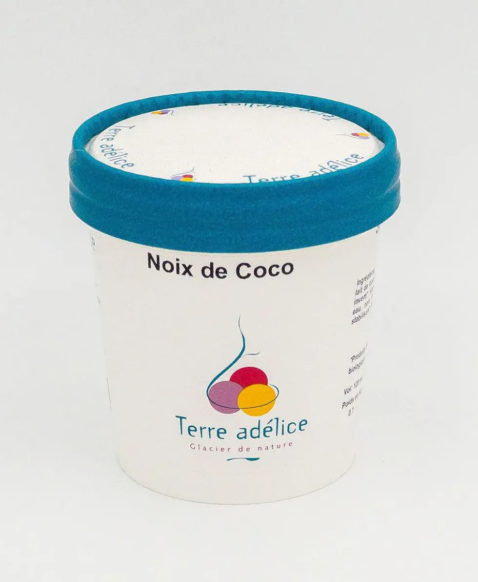Sorbet noix de coco Terre Adélice - Pot de 120 ml