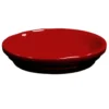 Soucoupe de pot en terre cuite émaillée rouge Grenat Decolines - Ø 17 cm