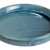 Soucoupe en grès émaillé bleu turquoise Passion for Pottery Shanghaï - Ø 35 cm