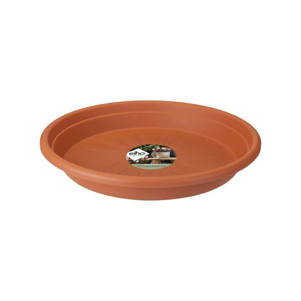 Soucoupe Ronde couleur terre cuite - Ø 21x3.1 cm