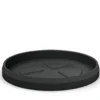 Soucoupe ronde en plastique coloris anthracite Veca Tyle - Ø 53 cm