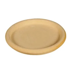 Soucoupe ronde sable D.20 x H1,7 cm