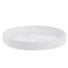Soucoupe Subly en céramique blanc émaillée - Ø 15 x 2 cm