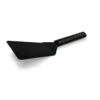 Spatule courte pour plancha coloris noir en titane Forge Adour - 26 x 10 x 0,65 cm