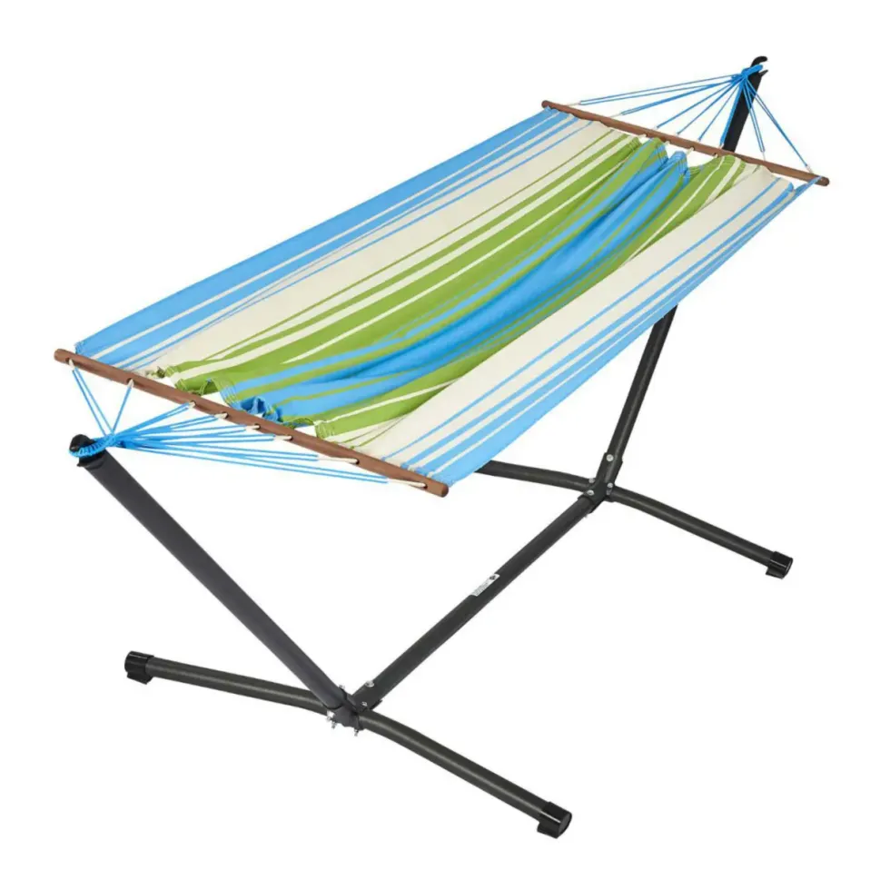 Structure pour hamac coloris vert en polypropylène Set MetaliK