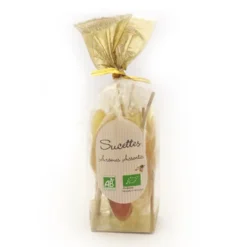 Sucettes au miel et aux fruits bio x 10