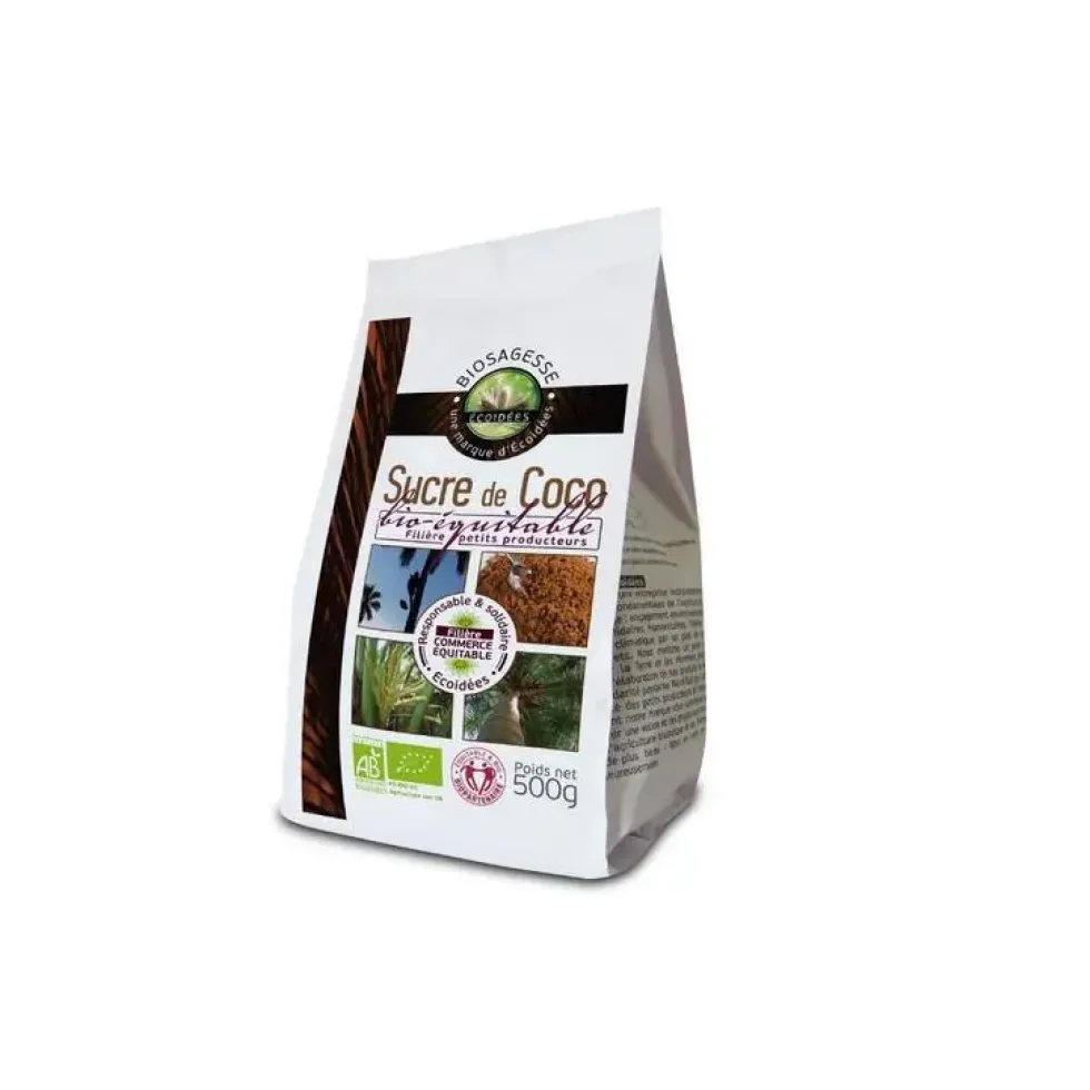 Sucre de coco moulu Bio - 500 g