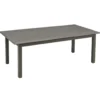Table balcon Caméline II coloris marron en aluminium - 110 x 170 x 70 cm