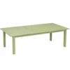 Table balcon coloris vert en aluminium Caméline II - 110 x 170 x 70 cm