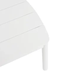 Table basse crème en aluminium Bizzotto Fenix - 115 x 68,5 x 35 cm