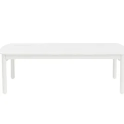 Table basse crème en aluminium Bizzotto Fenix - 115 x 68,5 x 35 cm