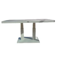 Table basse élévatrice coloris blanc Truman Bizzotto - 140 x 85 x 49 cm