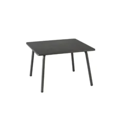 Table basse Vence Lafuma coloris gris en titane - 59 x 59 x 41 cm
