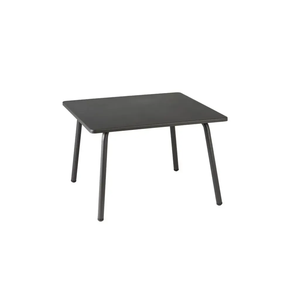 Table basse Vence Lafuma coloris gris en titane - 59 x 59 x 41 cm