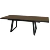 Table Malo avec rallonge automatique en aluminium - 180 x 240 x 100 cm