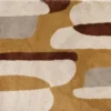 Tapis beige et marron Vivaraise Tahina - 170 x 120 cm