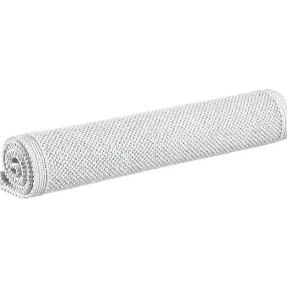 Tapis de bain uni Etia neige 64x54 cm