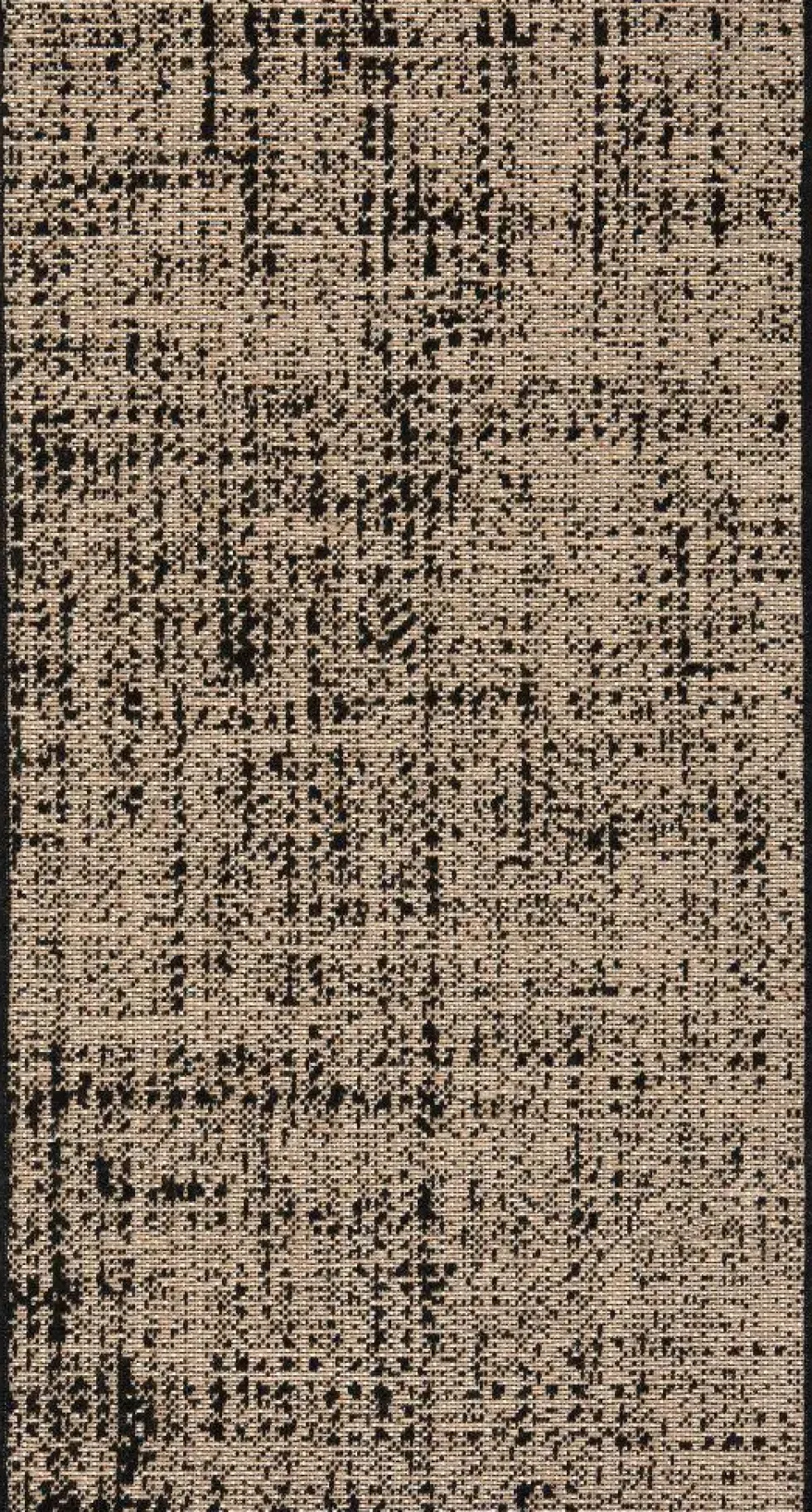 Tapis en polypropylène coloris naturel Axel 2 - 60 x 110 cm