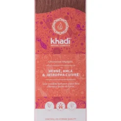 Teinture aux plantes bio au henné, amla et jatropha rouge de 100 g