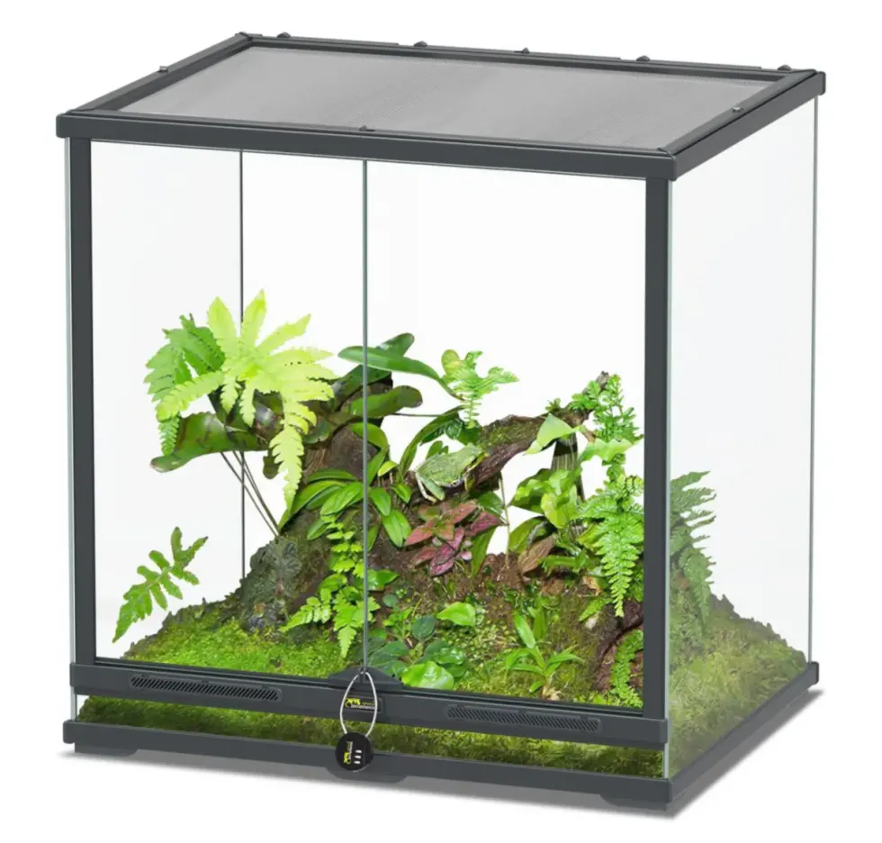 Terrarium coloris gris anthracite Terratlantis Smartline 60 - 60 x 45 x 60 cm