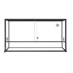 Terrarium pour reptile coloris noir en aluminium Reptile Planet Élégance – 80 x 45 x 45 cm