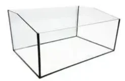 Terrarium pour tortue coloris noir Reptile Planet Aqua Terra – 60 x 40 x 28 cm
