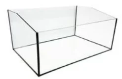 Terrarium pour tortue coloris noir Reptile Planet Aqua Terra – 60 x 40 x 28 cm