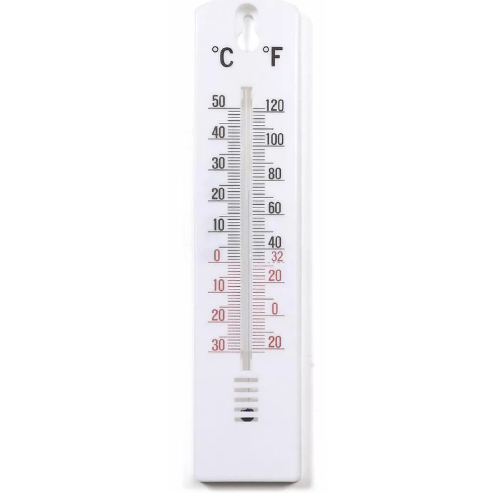 Thermomètre en plastique aimanté de 20 cm