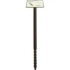 Étiquette à planter jalons de jardin ciboulette coloris marron - 45 cm