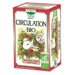 Tisane circulation bio en boite de 32 g