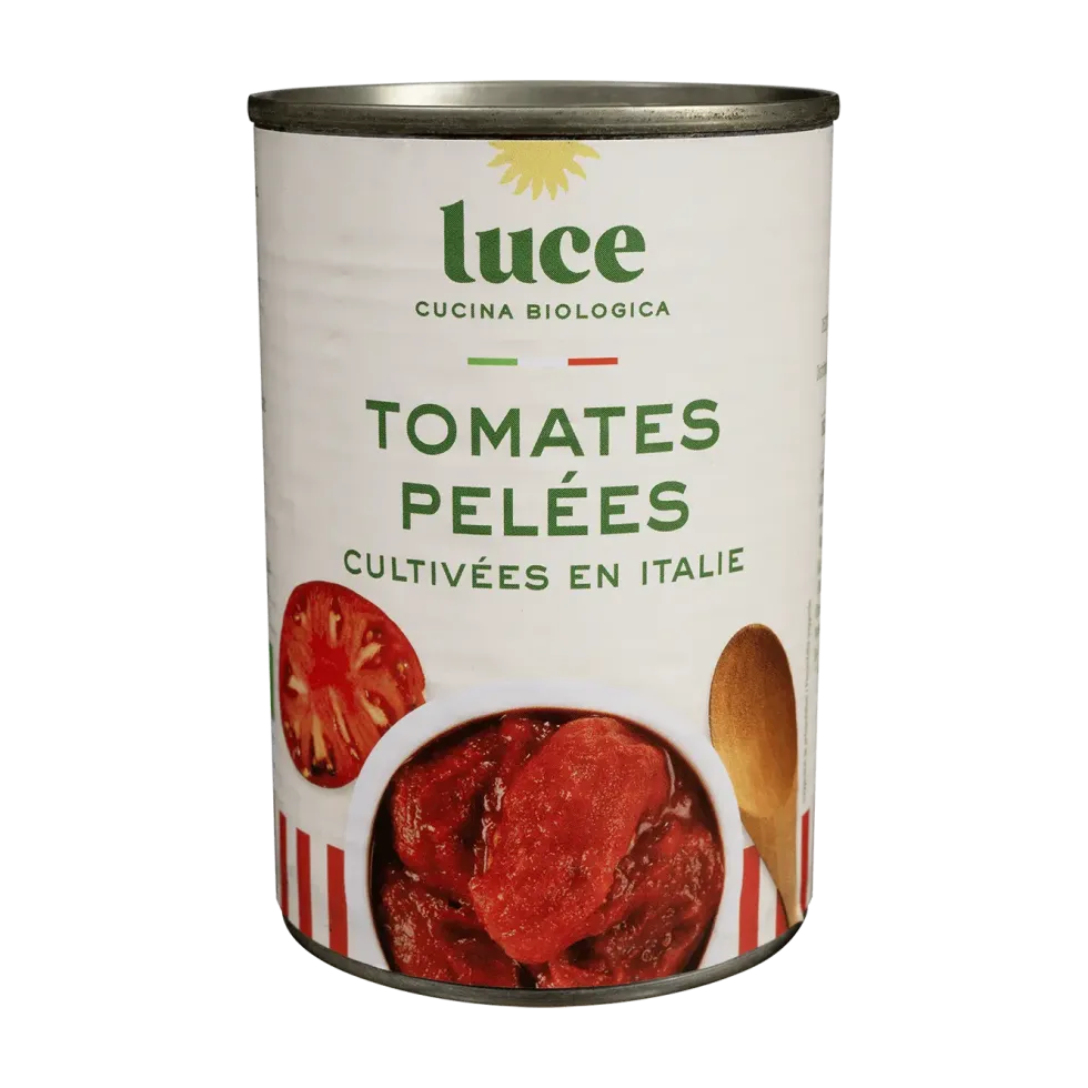 Tomates pelées bio Luce - 400 g