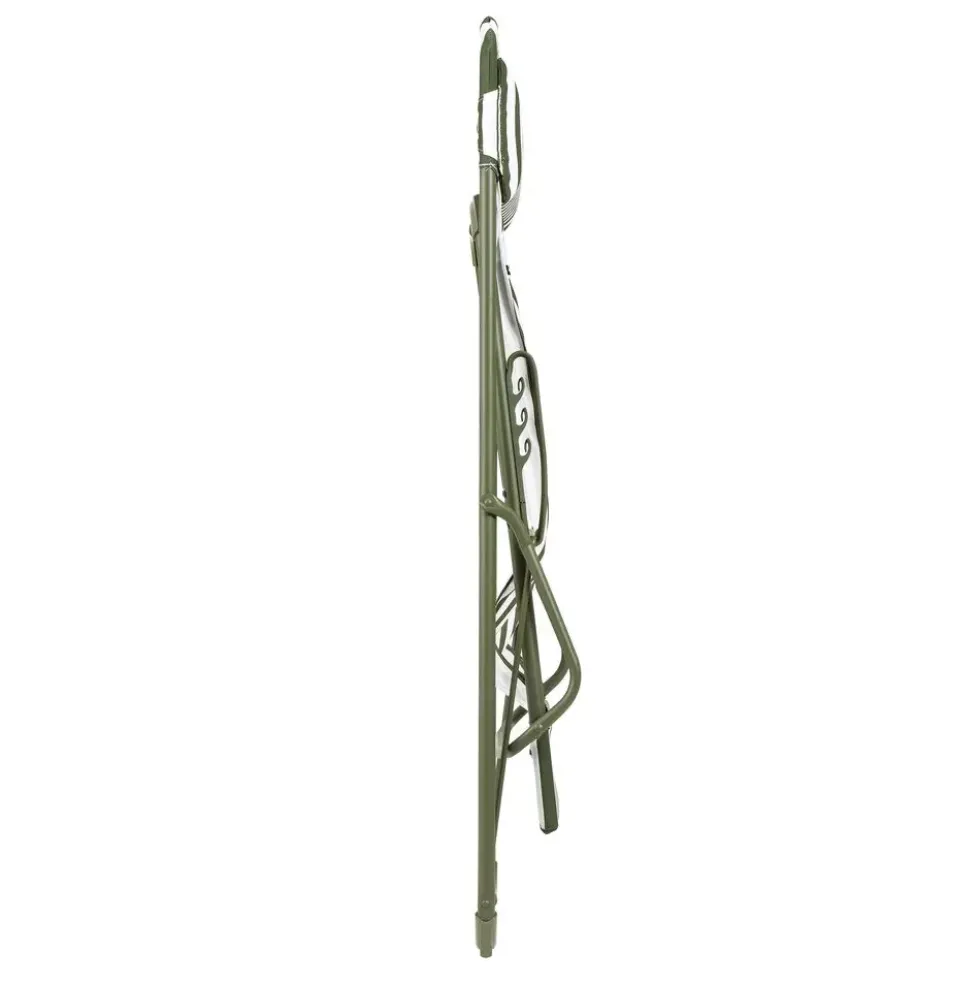 Transat transaswing colorblock Lafuma coloris vert structure en acier - 60 x 83 x 91 cm
